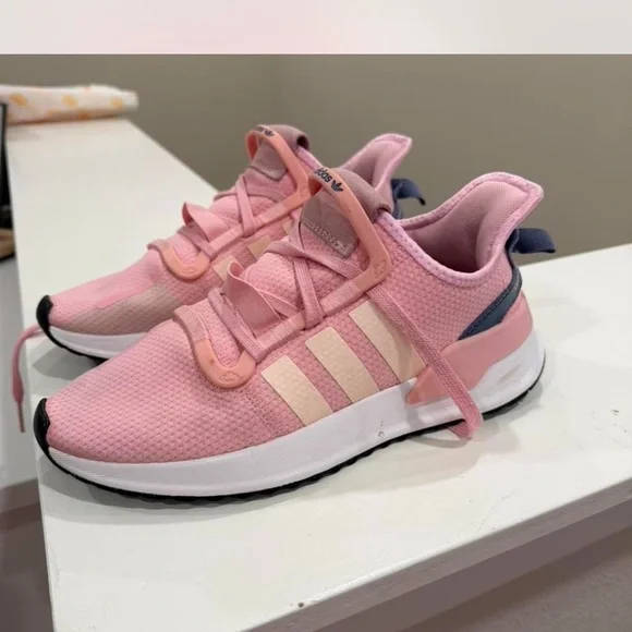 adidas women Pink and Cream Athletic Sneakers - Picture 4 of 6